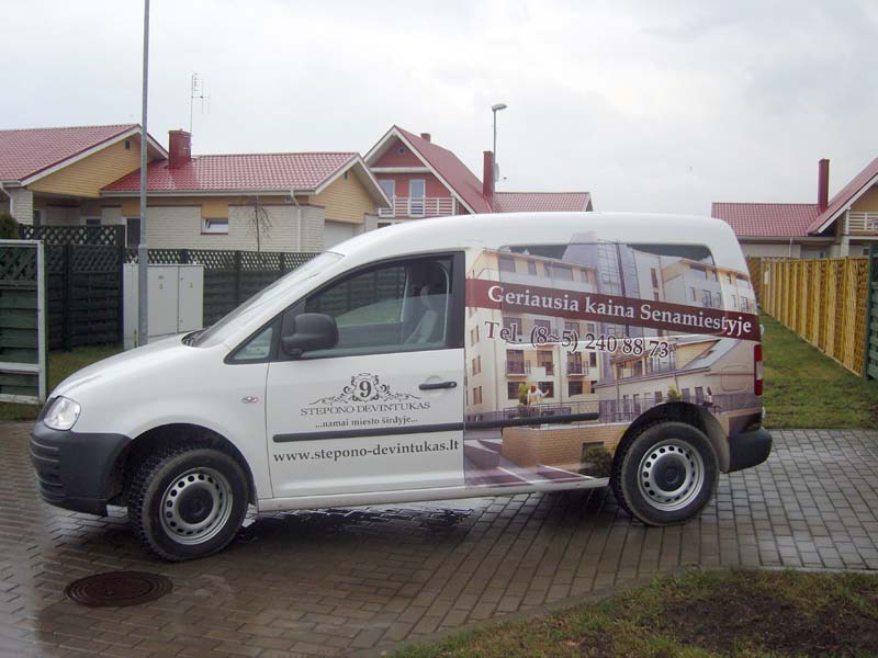 Automobilio "Stepono devintukas apklijavimas"