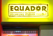 Sviesdeze "Equador".  Turiniai logotipo elementai